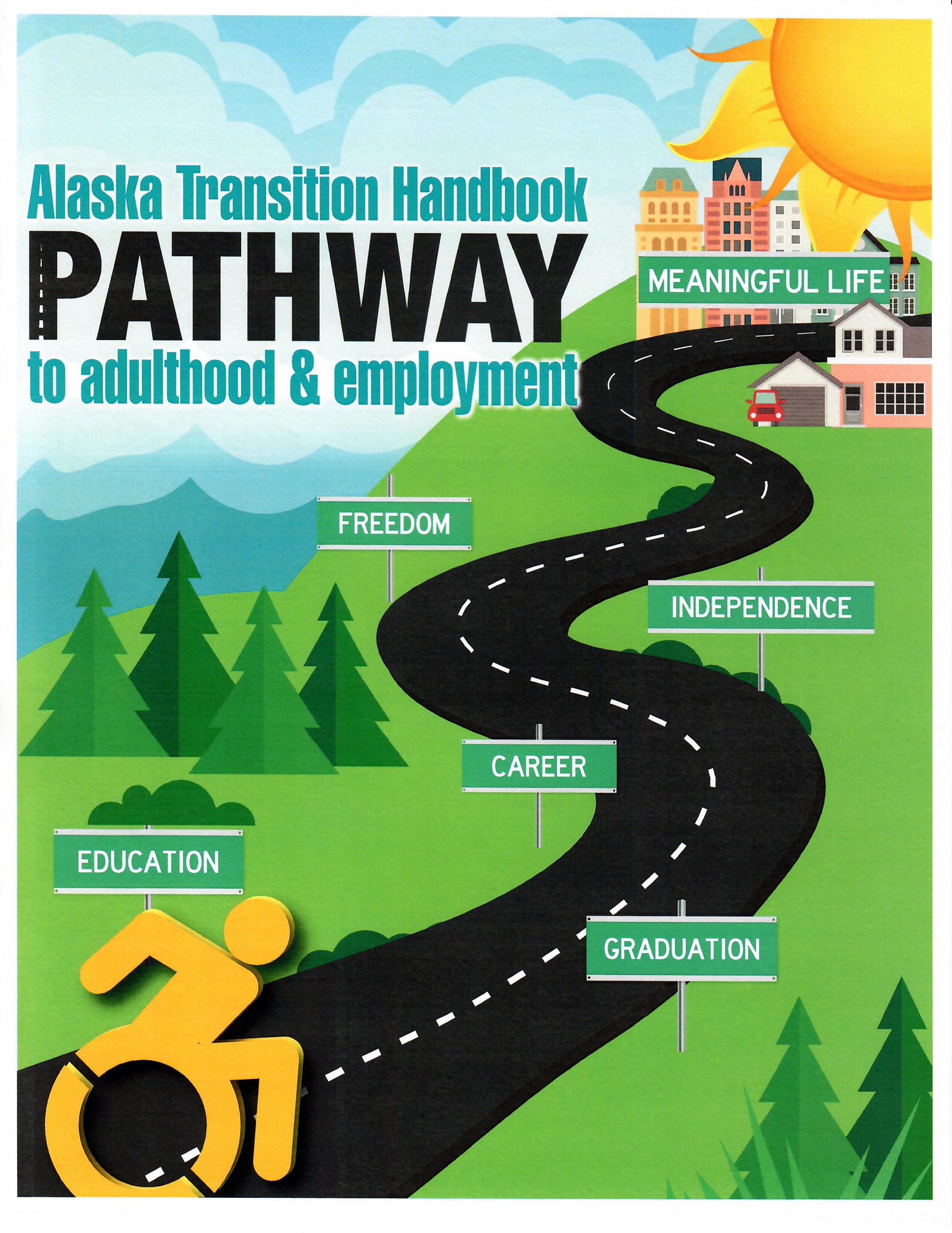Alaska Transition Handbook, Pathway to adulthood & employment cover page