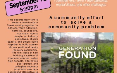 Recovery Month Film Fest – “Generation Found”