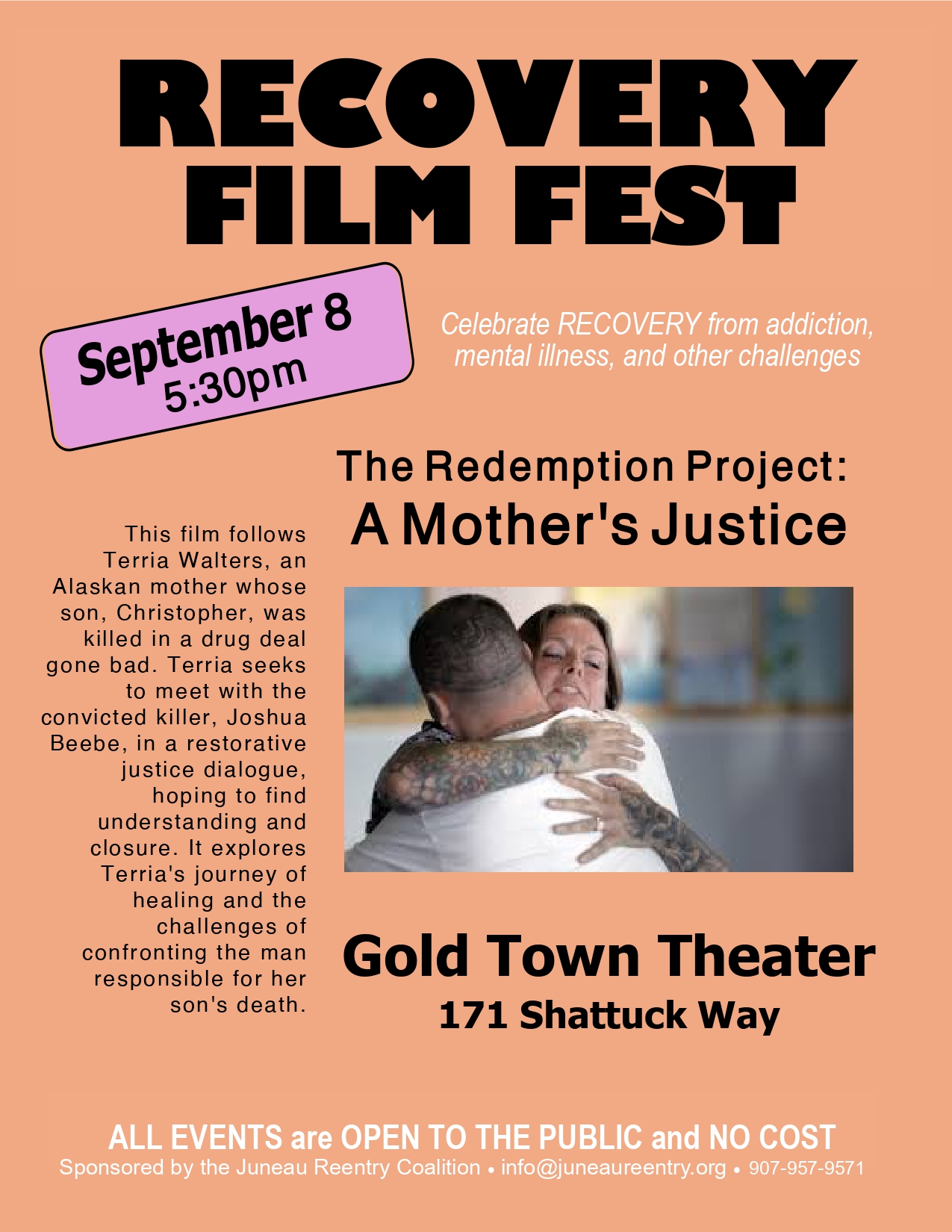 Recovery Month Film on Monday, September 8, 2025