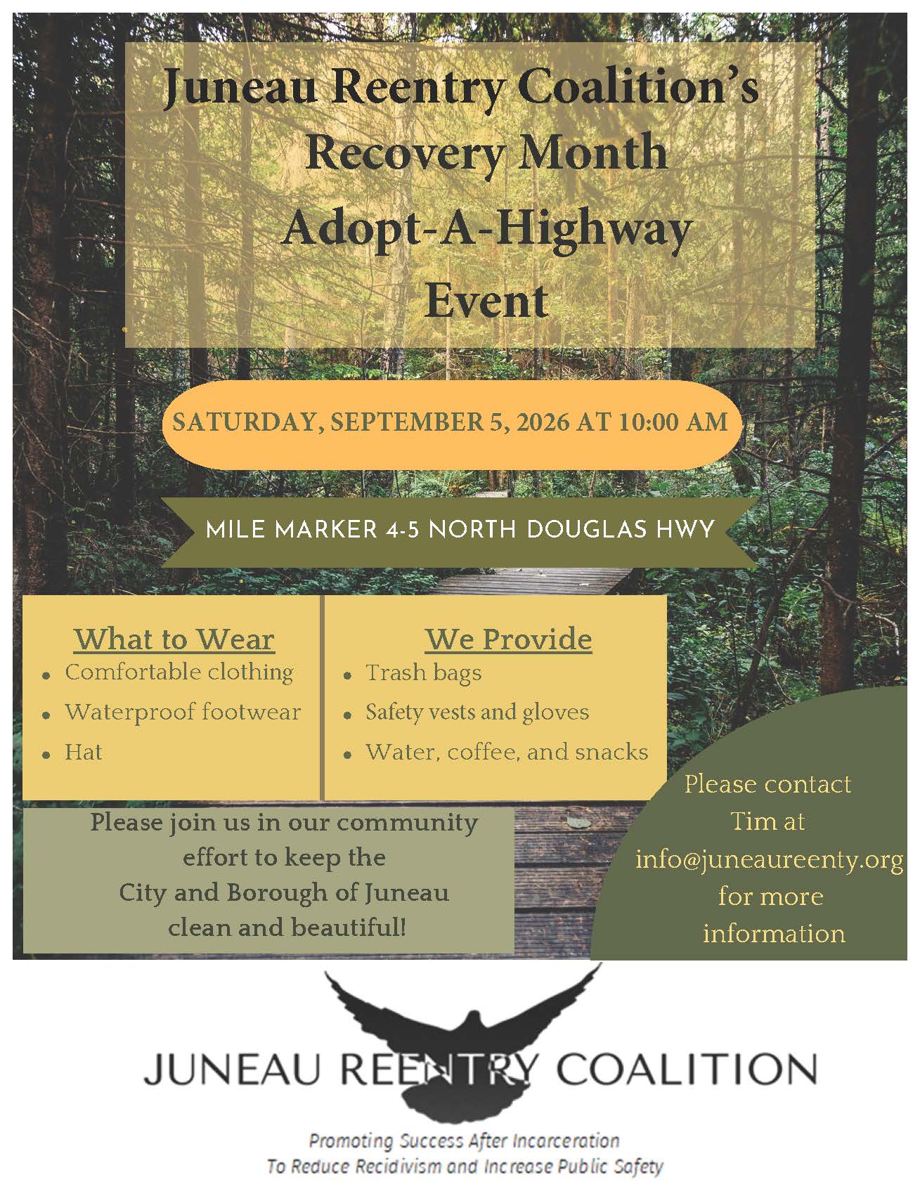 JREC’s Recovery Month Community Highway Clean-Up Event